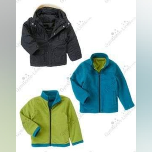 4 in 1 gymboree jacket nwt 5/6 - Picture 3 of 4